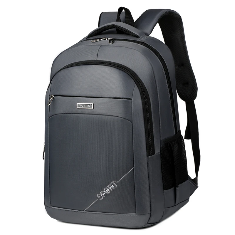 Unisex Backpack | Multi-pocket travel bag with zipper closure, suitable for business trips and short trips - Black