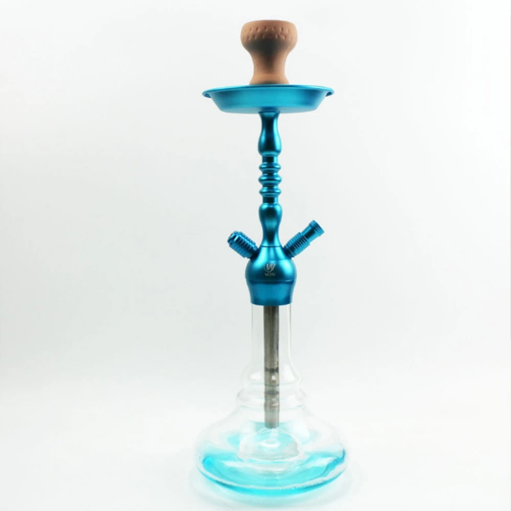 Delicate Hookah Shisha Single Hose Tube Hookah Private Use Bar Home Lounge Aluminium Gift Friends