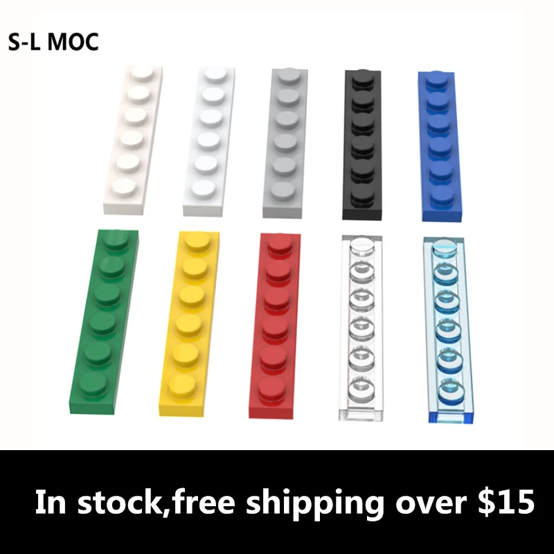 3666 Plate 1X6 Bricks Collezioni Bulk Modular Gbc Toys For Technical Moc Set Building Blocks Regali Compatibili Fai Da Te