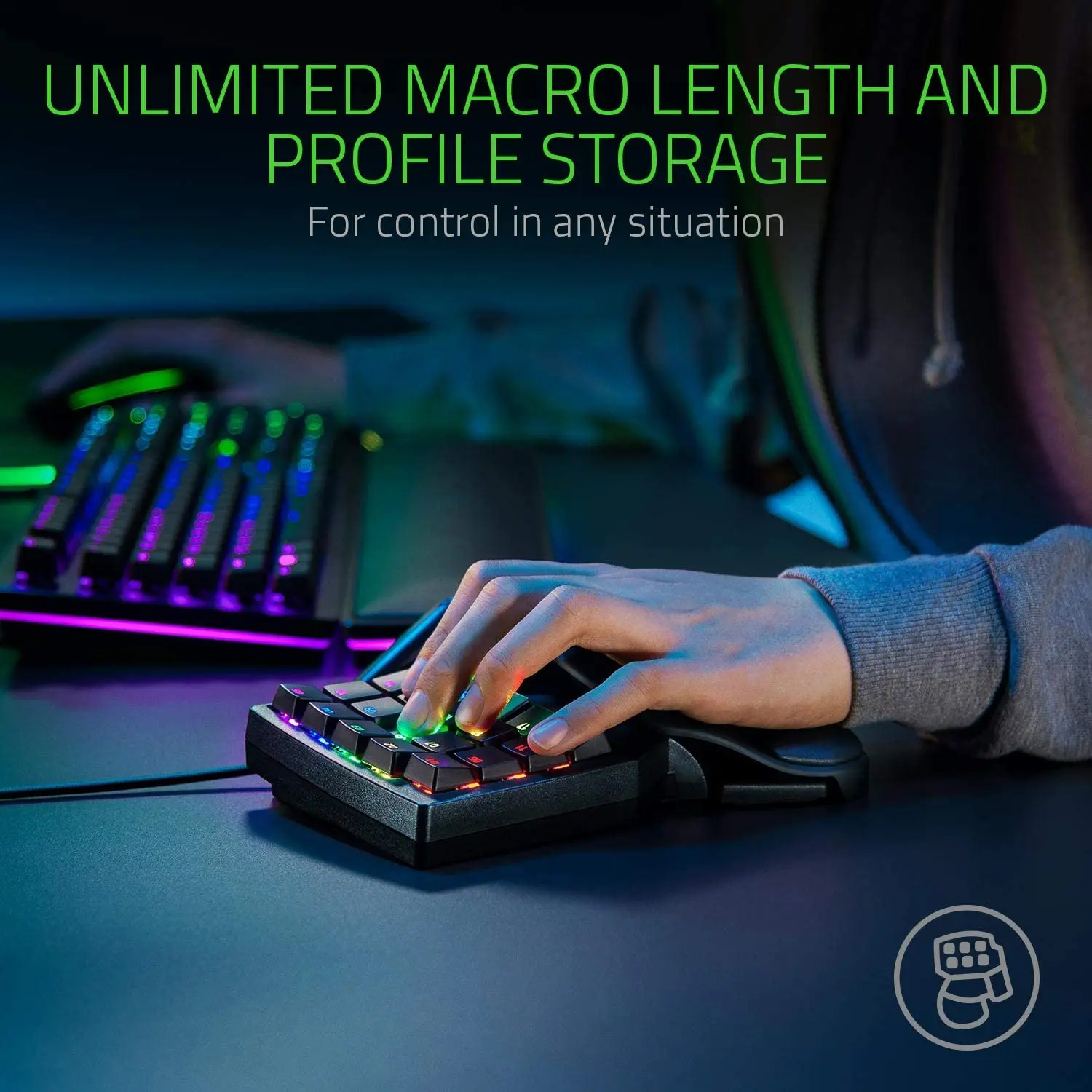 Razer Tartarus Pro Gaming Keypad Analog Optical Key Switches