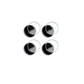 4pcs lens glass