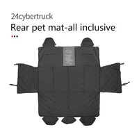 Dog Seat Cover for Tesla Cybertruck Accessories 2025 2024 Widened Waterproof Pet Rear Seat Mat Comprehensive Protection 2