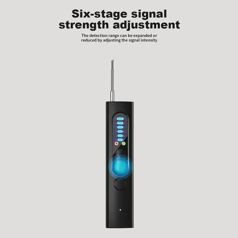 Tracker Listening Hidden Camera Detector Anti-Spy Car GPS Device Bug RF Wireless All Signal Scanner Gadget Security Protection