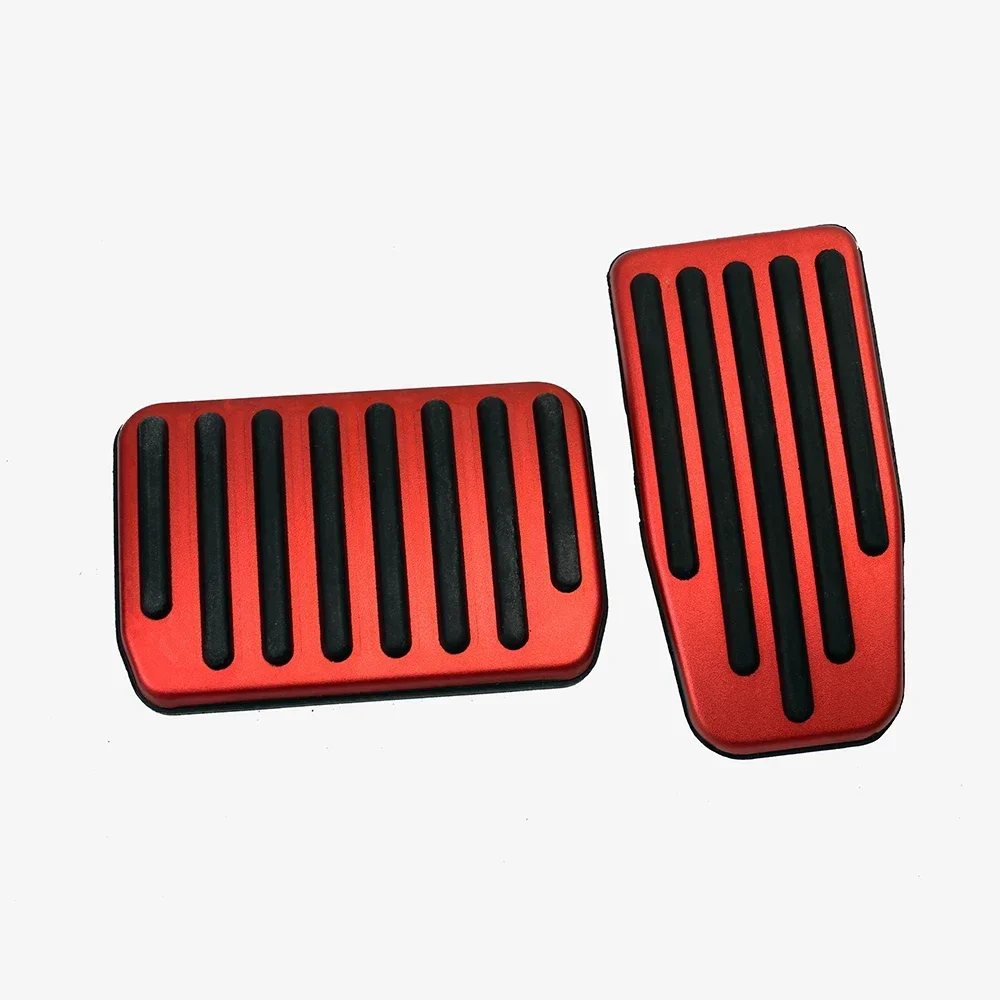 Car Brake Accelerator Pedal Cover Aluminum Alloy Interior Accessories Modification Car Styling for Tesla Model 3 Model Y foot pedal pads aluminum alloy foot pedal foot pedals cover