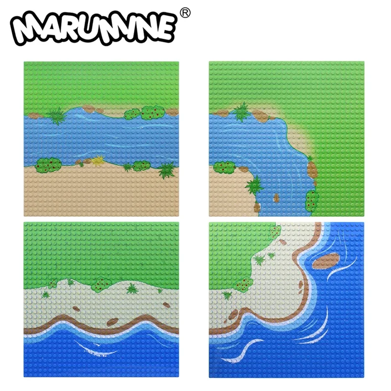 

Marumine MOC 32x32 Baseplate Forest Ocean Base Board Blocks 3811 Classic Bulk Bricks Parts Grassland Construction Accessories