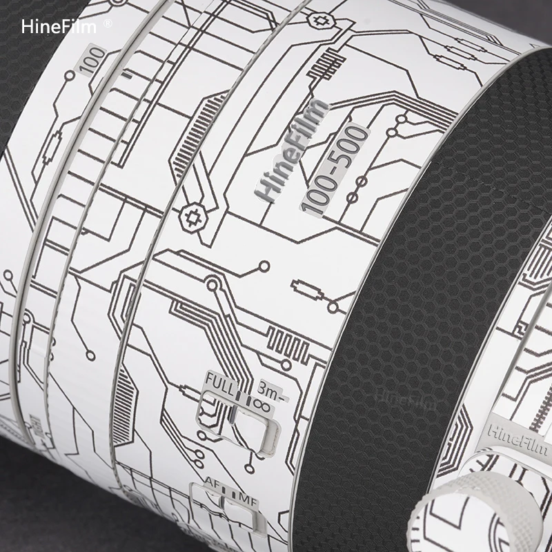 Hinefilm Skin für Canon RF100-500 Objektivaufkleber für Canon RF 100-500 mm f/4,5–7,1 L IS USM Objektivaufkleber 100500 Skin 100-500 Wrap – Detail 18