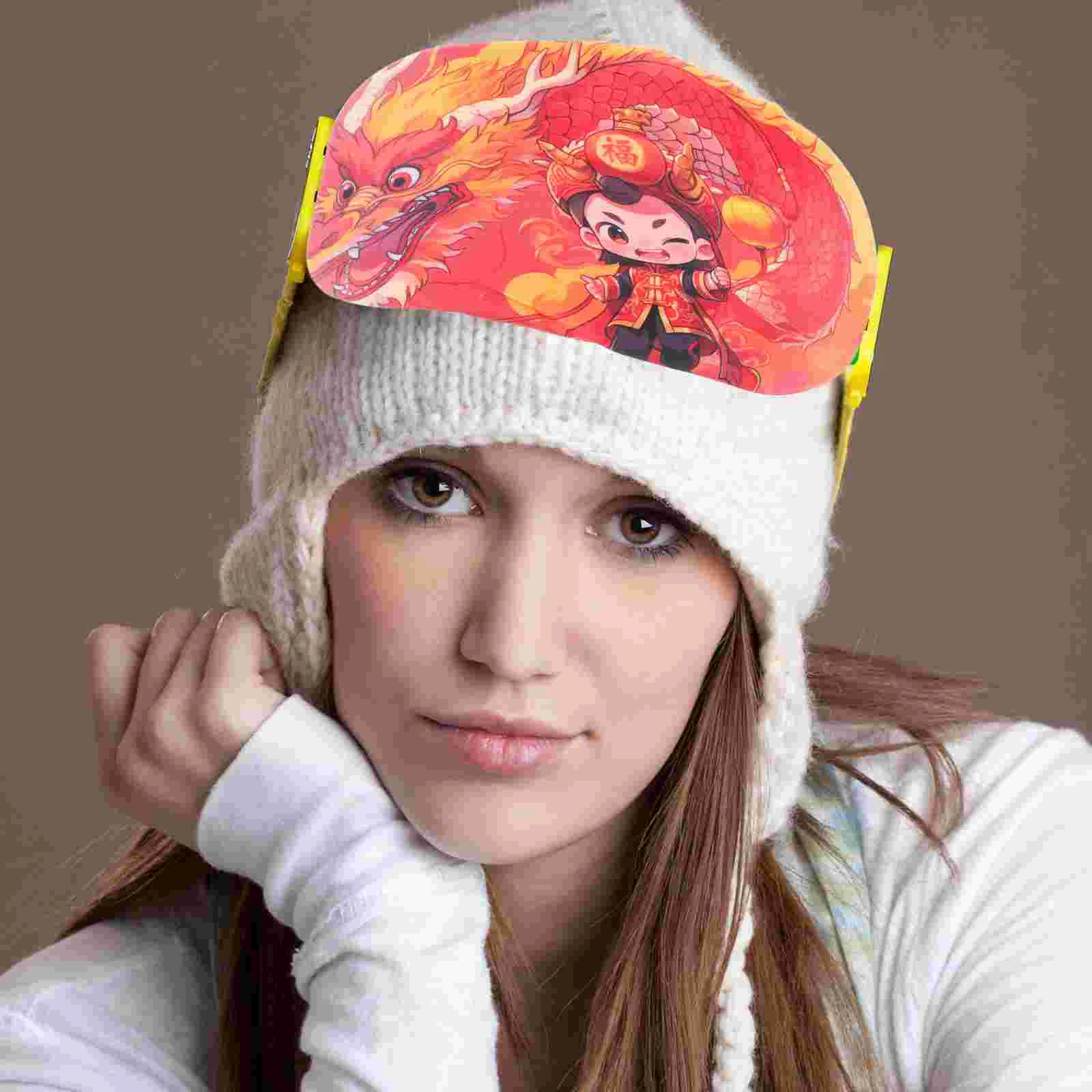 Portable Ski Goggle Covers Elastic Lens Cover Washable Skiing Eyewear Goggles Protector Snowboarding Accessories Men 2