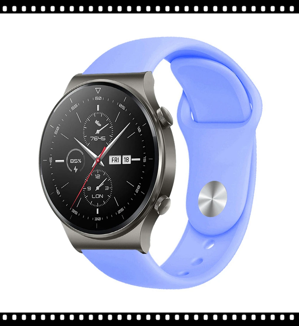 Premium Silicone Replacement Watch Band - 20mm/22mm, Various Smartwatches