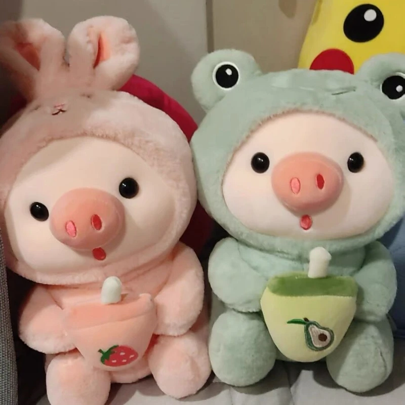 

Игрушка плюшевая, милая плюшевая игрушка-поросенок, декоративная подушка, 9, 8 дюймов/25 см