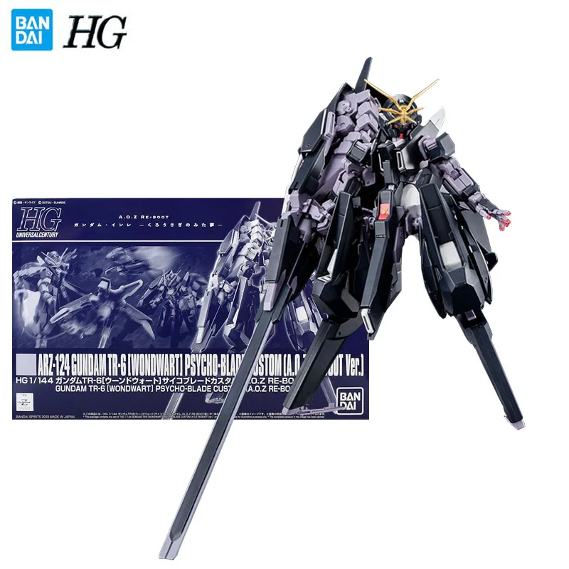 

Bandai Original GUNDAM Model Garage Kit HGUC Series 1/144 Gundam TR-6 Woundwort Anime Action Figure Assembly Model Toys