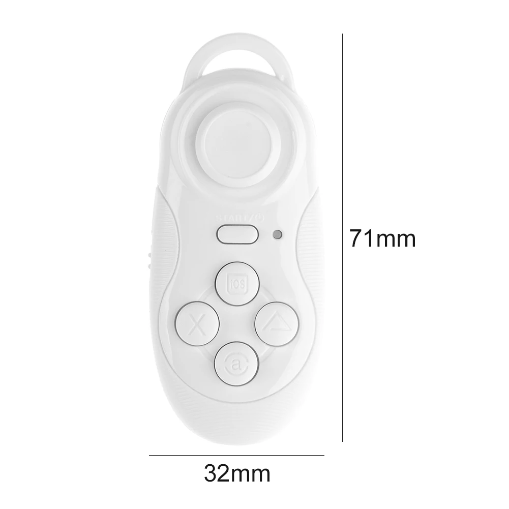 Mini VR Controller Remote Pad Gamepad VR Remote Controller Bluetooth-compatible Gamepad with 180mAh Battery for PC Phone Tablet 
