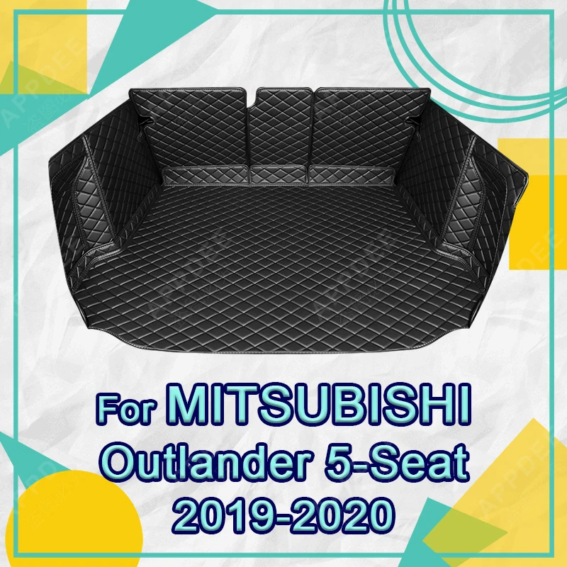 

Автомобильный коврик для багажника с полным покрытием для Mitsubishi Outlander 5-Seat 2019 2020, автомобильный коврик для багажника, аксессуары для защиты интерьера