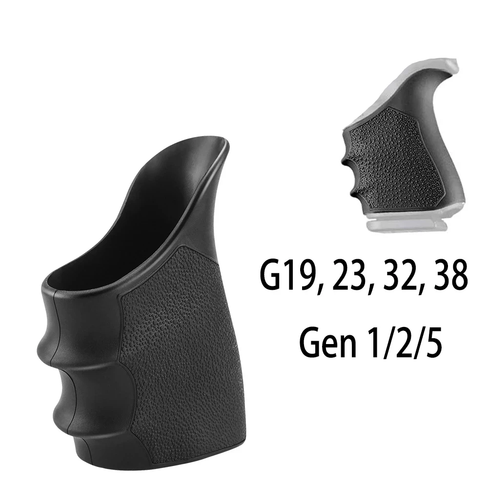 Tactical Grip Sleeve Tactical Grip For Taurus G2c G3c PT111 Rubber Cover G19 23 38 Rubber Grip Sleeve For G17 18 20 21 22 31 Hunting KS0076