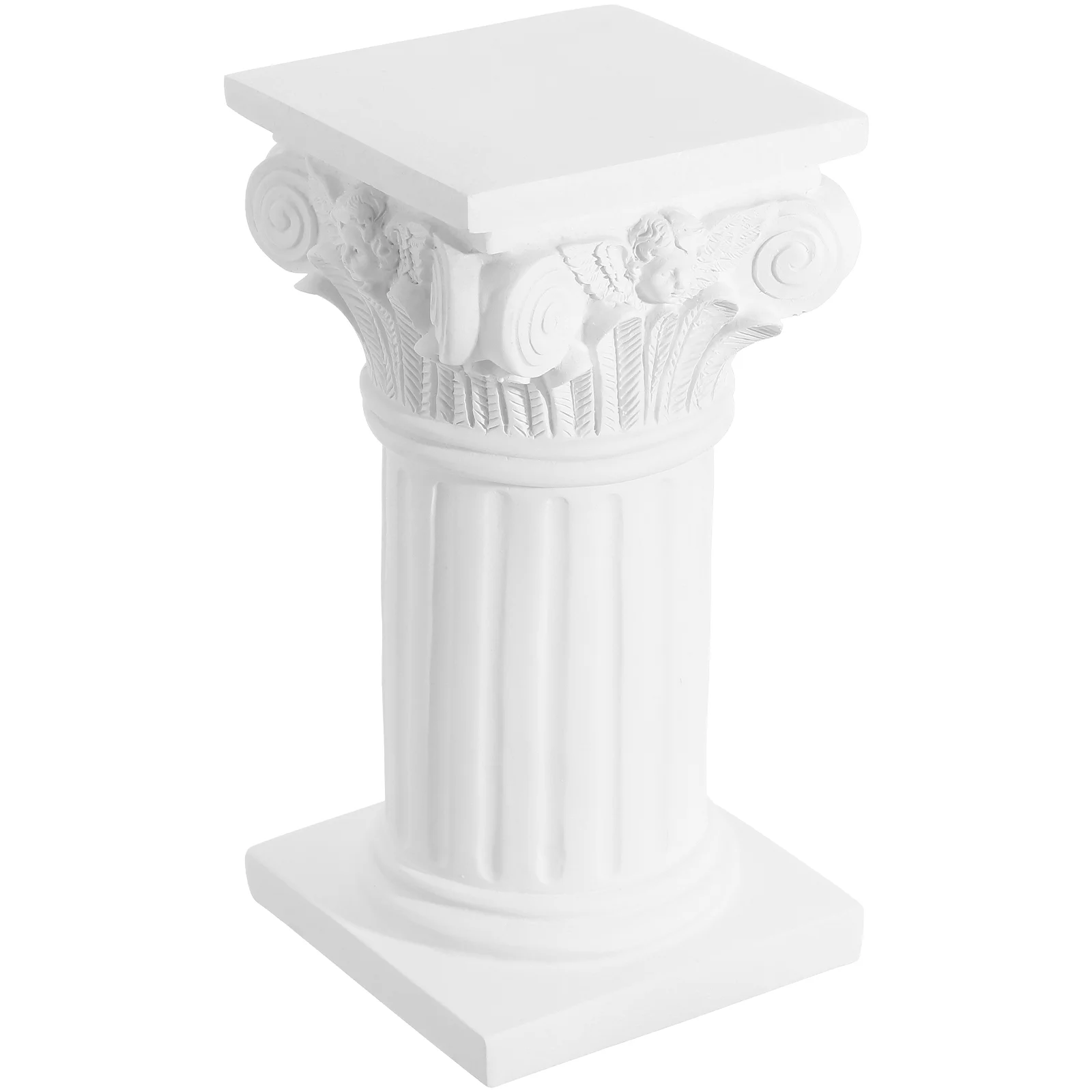 

Roman Pillar Greek Column Statue: Corinthian Style Pillar Decor Resin Stand Figurine Sculpture for Wedding Table Indoor