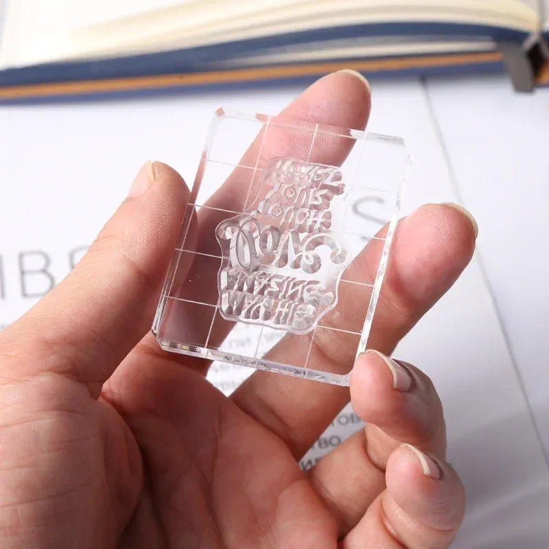 Clear Acrylic Stamp Block 9 Sizes For DIY Crafts Card Making Decorations Scrapbooking Handmakes Use with Acrylic Stamps Tools
