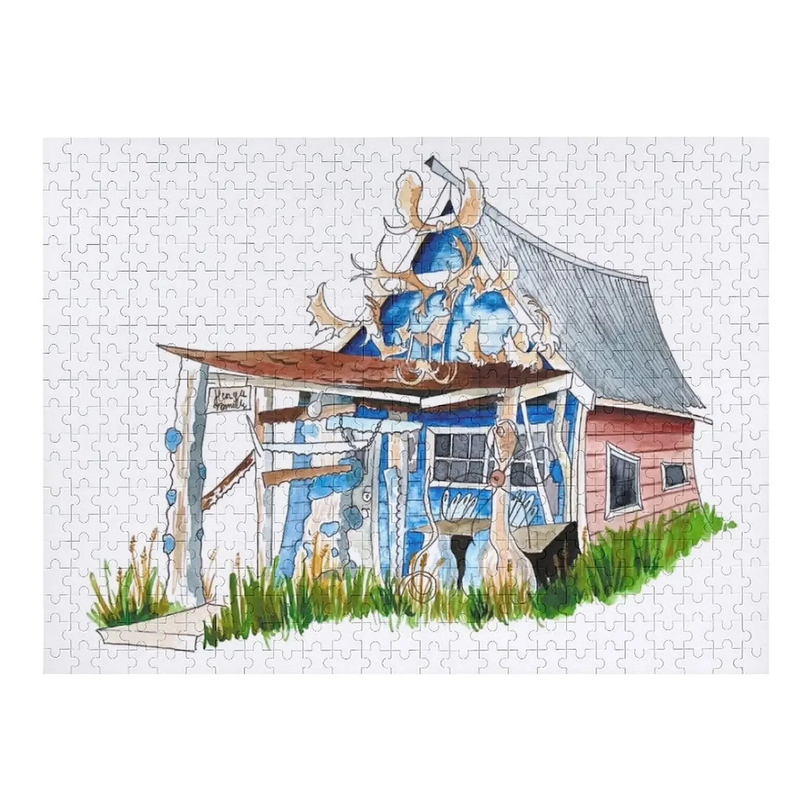 

Henyu Family’s Cabin Jigsaw Puzzle Photo Custom Custom Wooden Gift Customs With Photo Puzzle