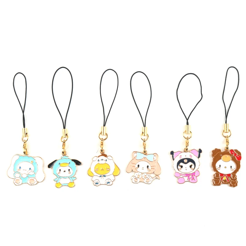 

Мультяшная Подвеска для телефона серии Sanrio, ремешок для телефона, сумка, брелок, украшения, подарки
