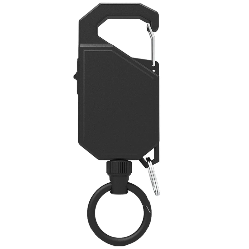 

Dropship Elastic Keychain Retractable Keyring Anti-Lost ID-Card Badge Holder 100cm