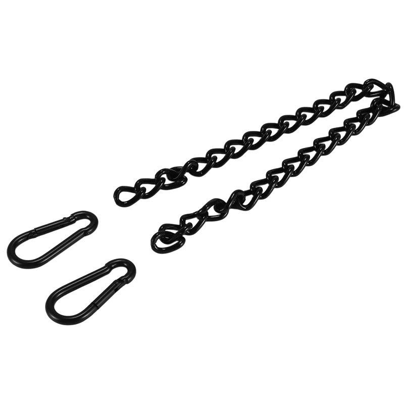 

Steel Hanging Chair Chain With 2 Carabiners, Heavy Duty Porch Swing Hammock Chain Kit,For Hammock Swings(66Cm)