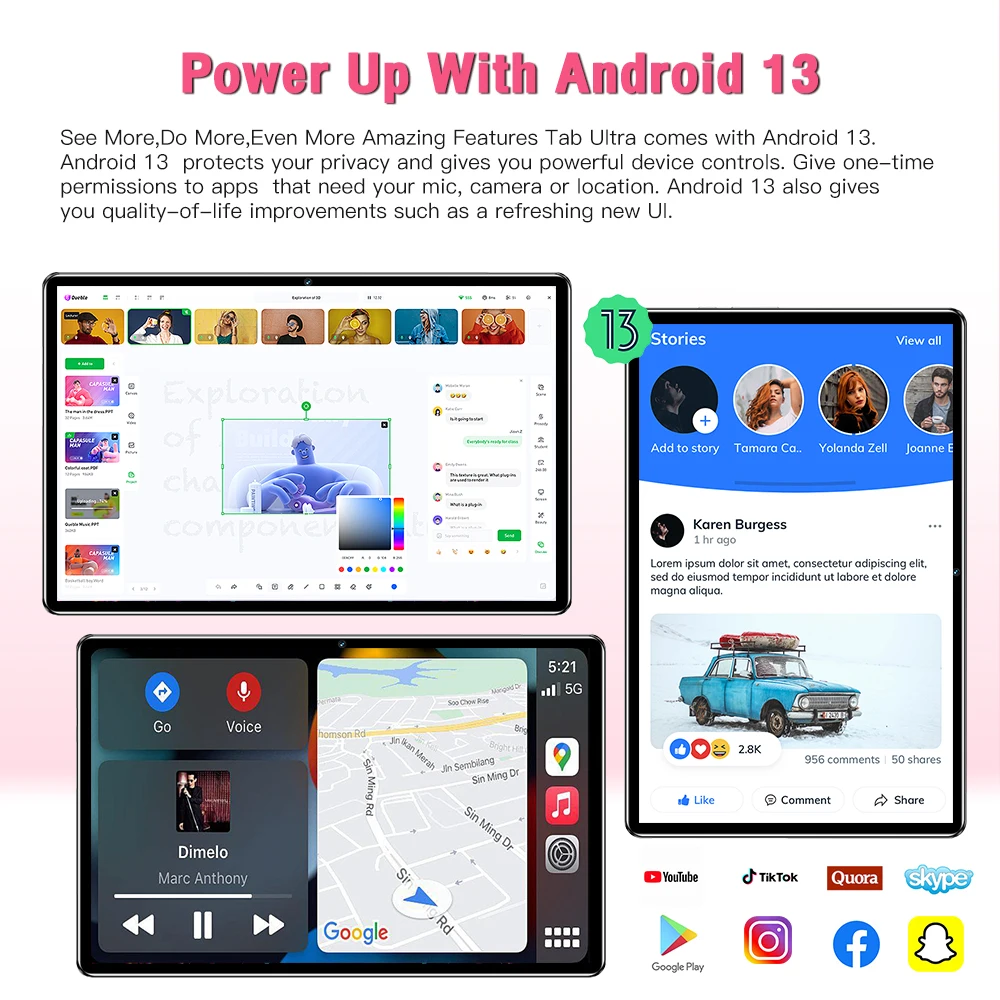 2023 글로벌 버전 12 인치 태블릿, 안드로이드 13, 16GB 램, 1T 롬, 듀얼 SIM, 10 코어, WPS, GPS, 블루투스, 5G 네트워크, GPS, WPS 태블릿 PC, 신제품