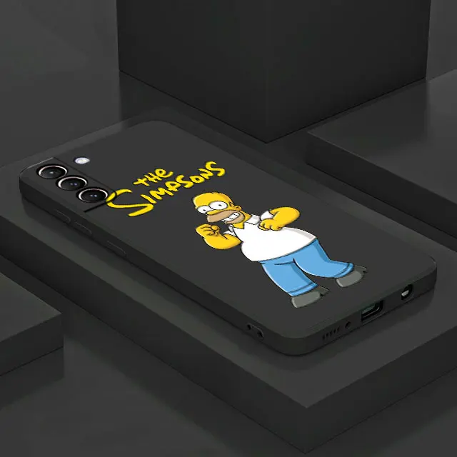 thumbnail image 1 of Homer Jay The Simpsons Cool case for Samsung Galaxy s23 ultra S20 S9 S24 Plus note 10 20 S10e S22 s8 s21 FE phone Cover Fundas, 1 of 5