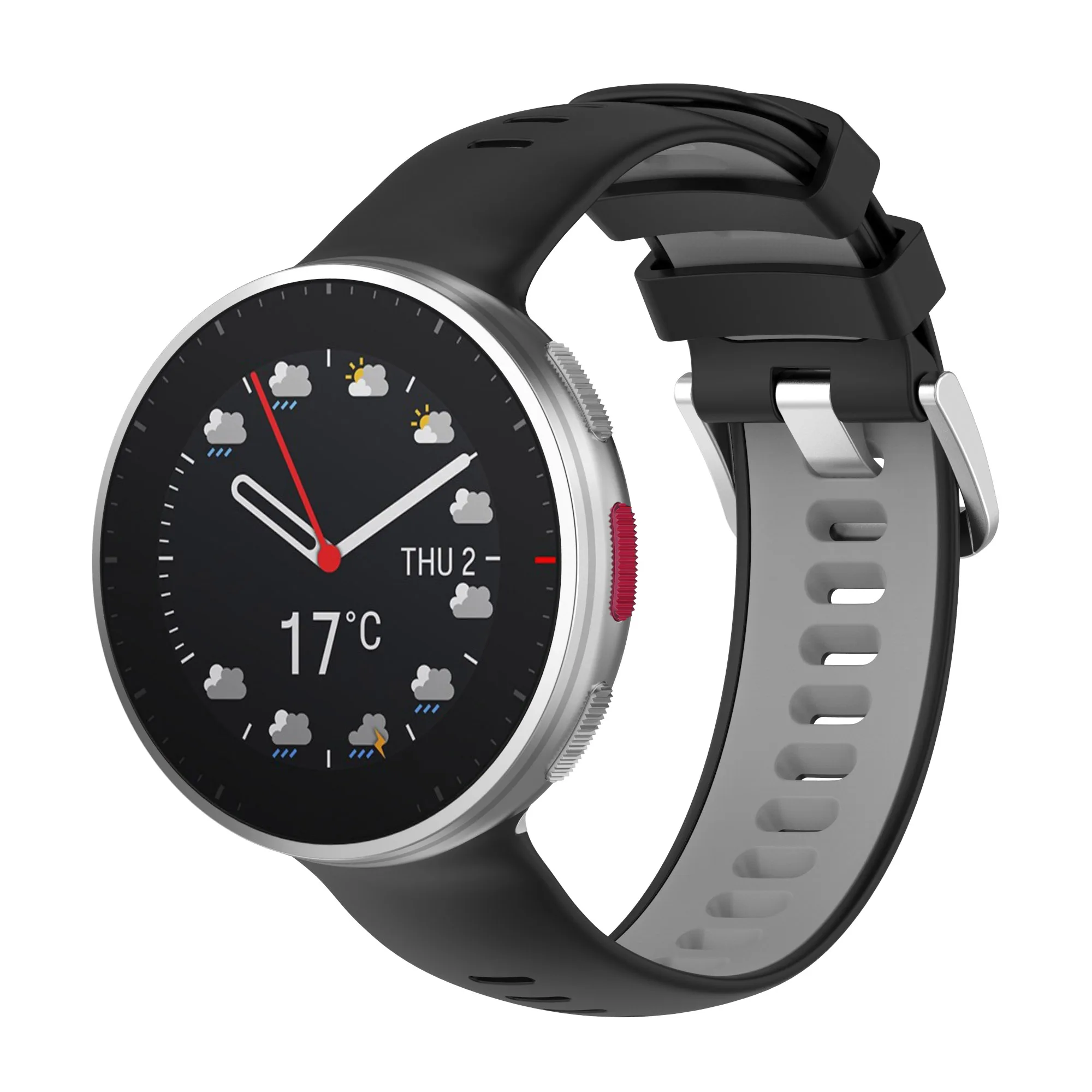 Bracelet De Rechange En Silicone Pour Polar Vantage M3 – Réglable, Confortable, Résistant à L’eau, Plusieurs Couleurs