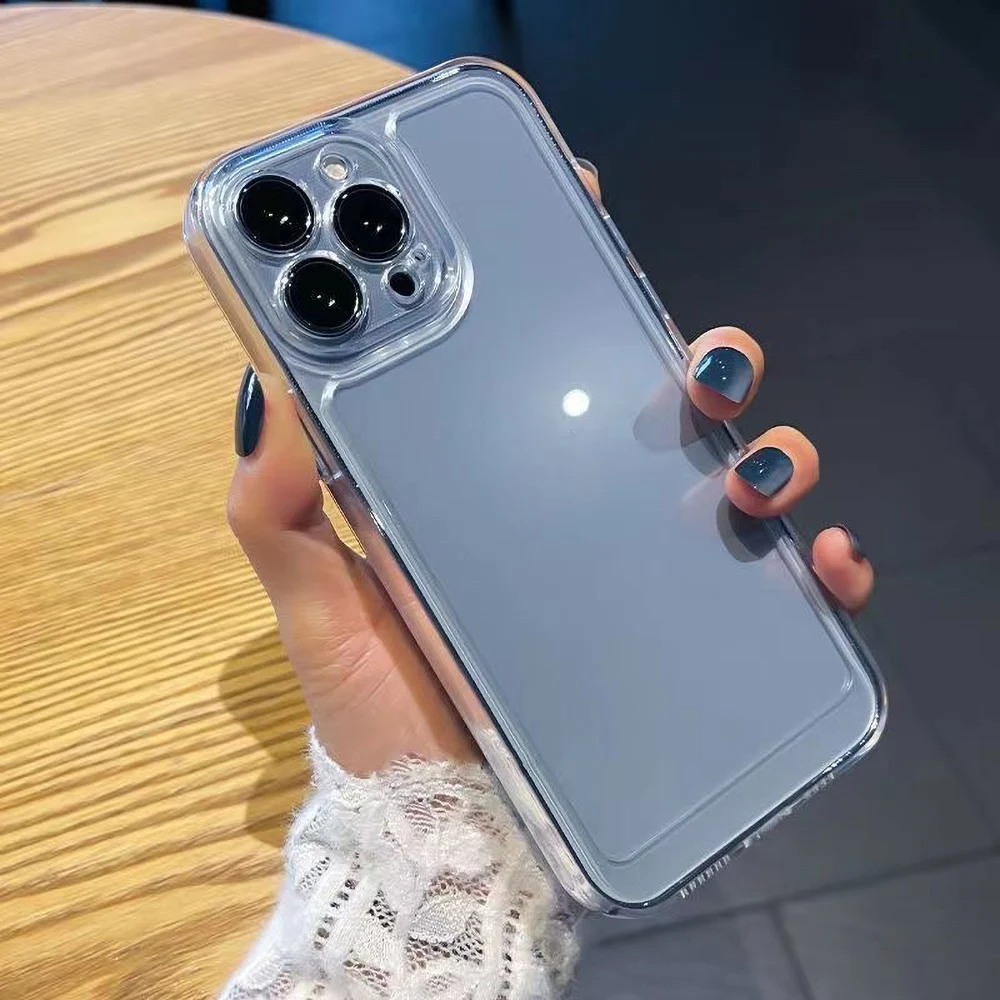 Enhanced Shockproof TPU Phone Case with Bumper Protection
