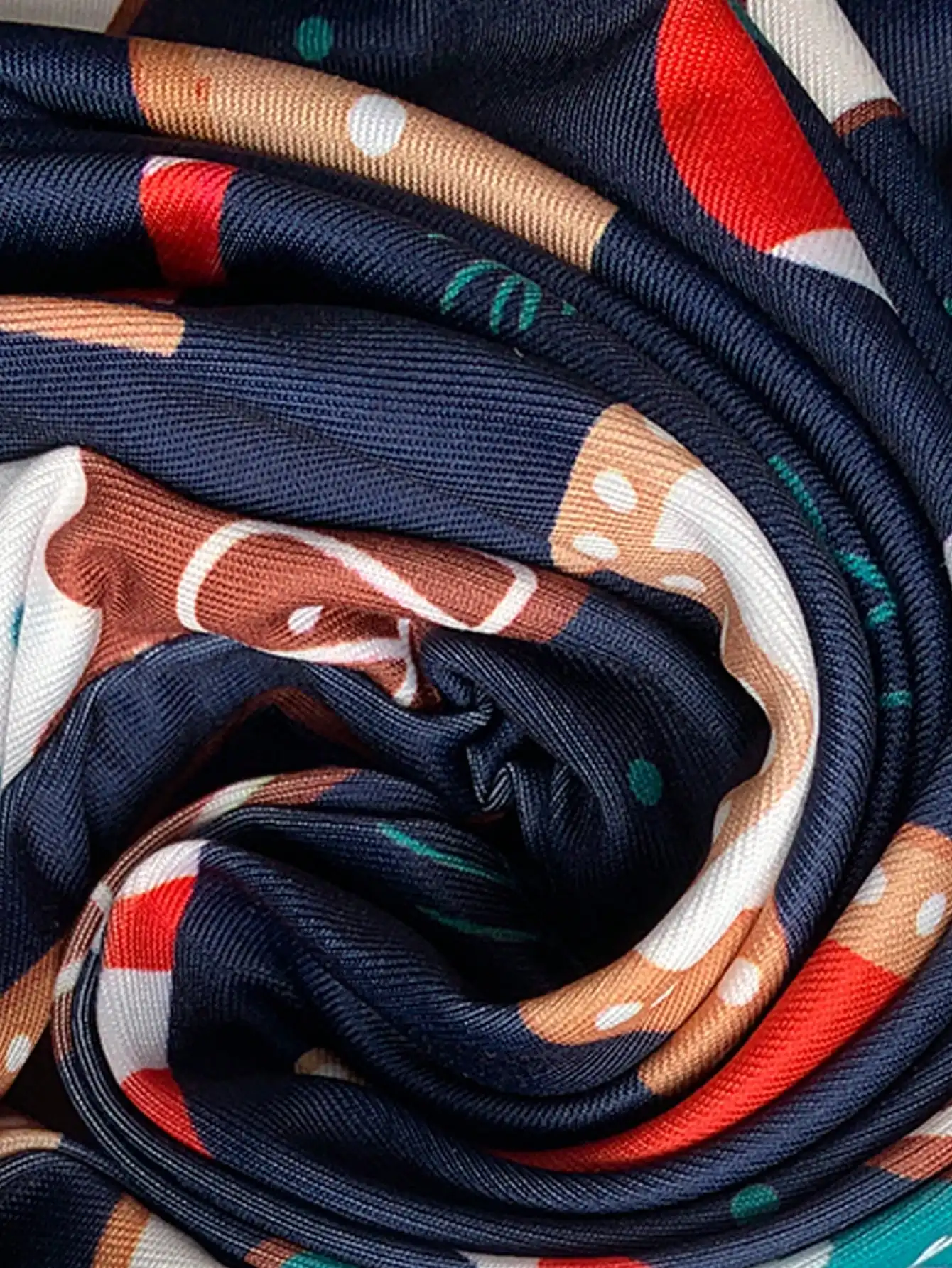Damen-Overall mit weihnachtlichem Lebkuchen-Aufdruck und Spaghettiträgern, modische Kleidung mit festlichem Weihnachtskeks und Lebkuchen-Aufdruck – Detail 6