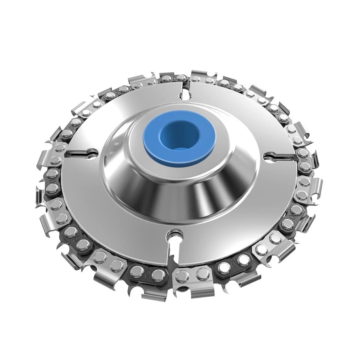 4inch Grinder Disc and Chain 22 Tooth Fine Cut Chain Set For 100 115 Angle Grinder 5/8 Inch Center Hole Hand Tools