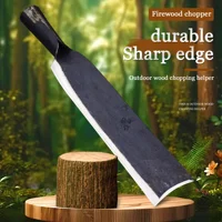 Veteran artistes forge multi-functional all Tang one heavy duty firewood knife outdoor logging knife home garden knife 1