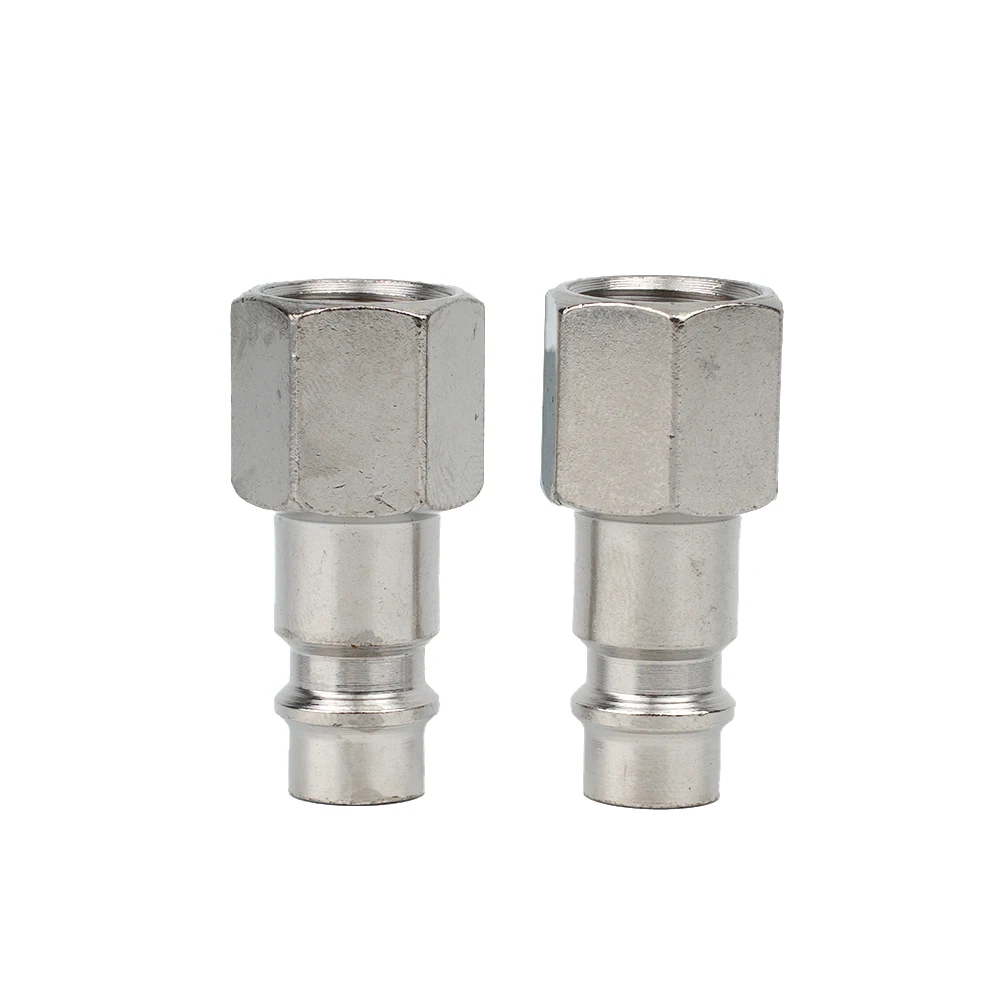 

Euro Male Quick Release Fittings Accessories Compressor Connect Silver Thread With Female 1/4 BSP High Strength