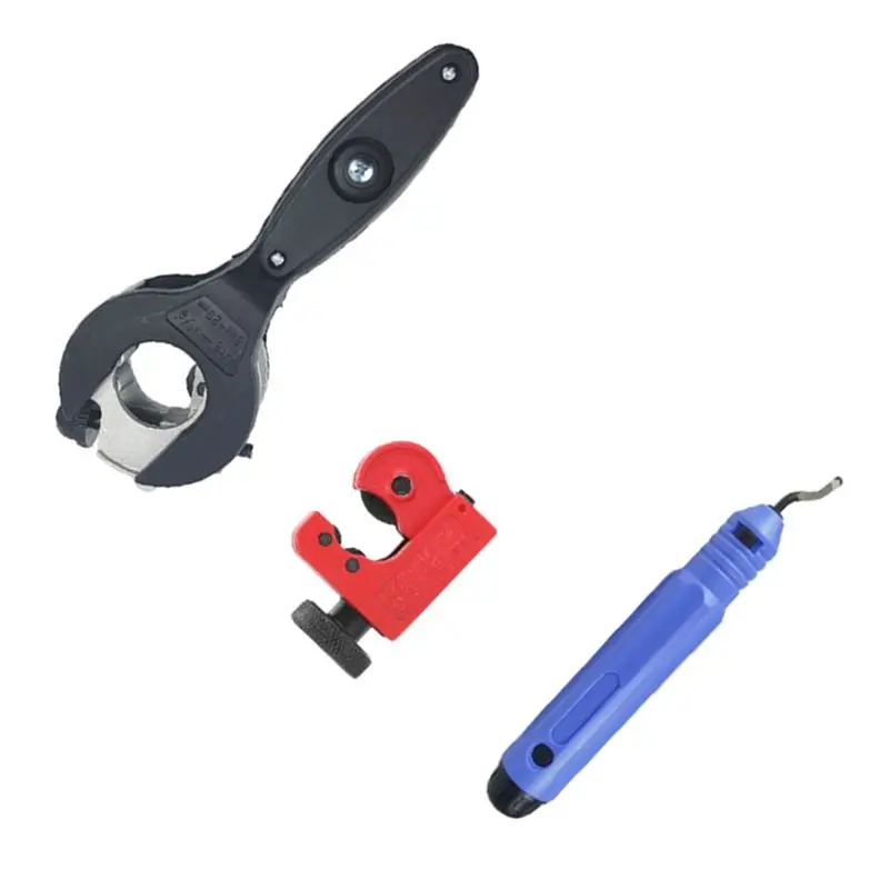 AEE2-튜브 파이프 커터 8-29Mm 래칫 가위 튜브 커터 PVC/PU/PP/PE 호스 절단 수공구 3개