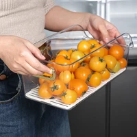 Boîte de rangement pour réfrigérateur, boîte de conservation de la fraîcheur de qualité alimentaire, tiroir spécial pour légumes, fruits et œufs, Organization de cuisine, 1 pièce 6