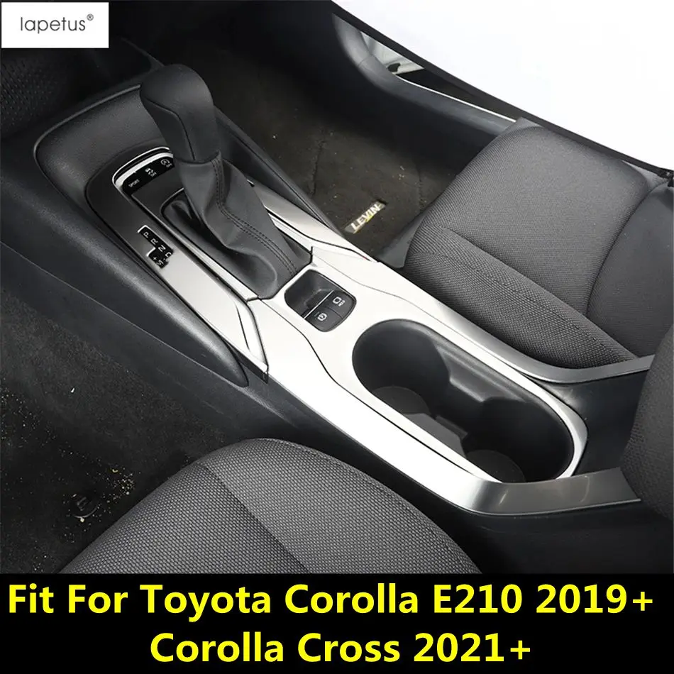 Pannello Del Cambio Del Cambio Di Controllo Centrale Portabicchieri Dell'Acqua Copertura Del Telaio Trim Per Toyota Corolla E210 2019- 2023 / Corolla 