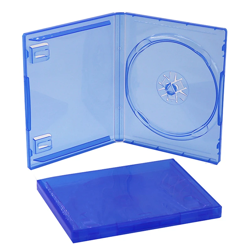 파란색 교체 게임 케이스 PS5 PS4 Pro 슬림 CD 디스크 보관 브래킷 박스..