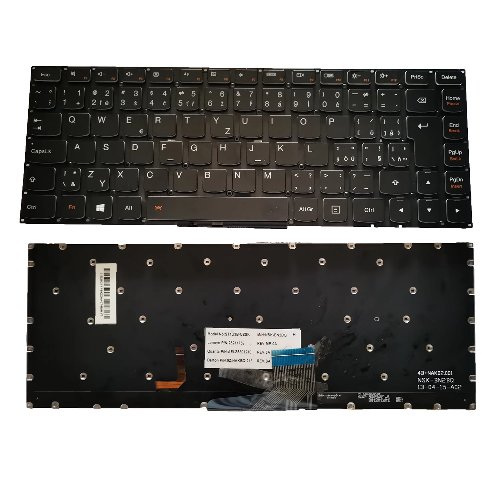 

CZ KEYBOARD for LENOVO ideapad U430 U430P U330 U330P QWERTY LED BACKLIT