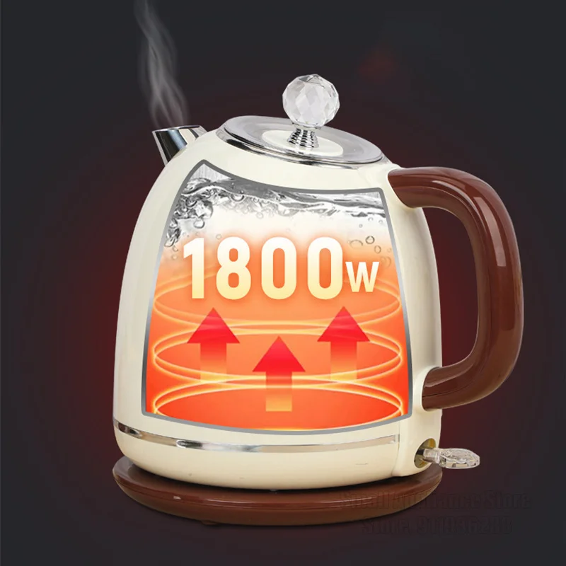 Bollitore Elettrico Portatile 1,8L - Acciaio, 1800W, Spegnimento Automatico - Per Tè E Tisane - Foto 3