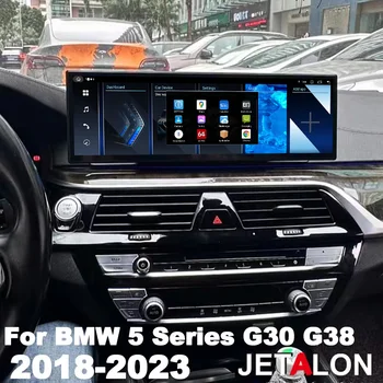 Schermo Android Auto da 14.9 pollici per BMW Serie 5 G30 G38 2018-2023 Sistema EVO Autoradio Stereo GPS Navigazione Lettore Multimediale Carplay