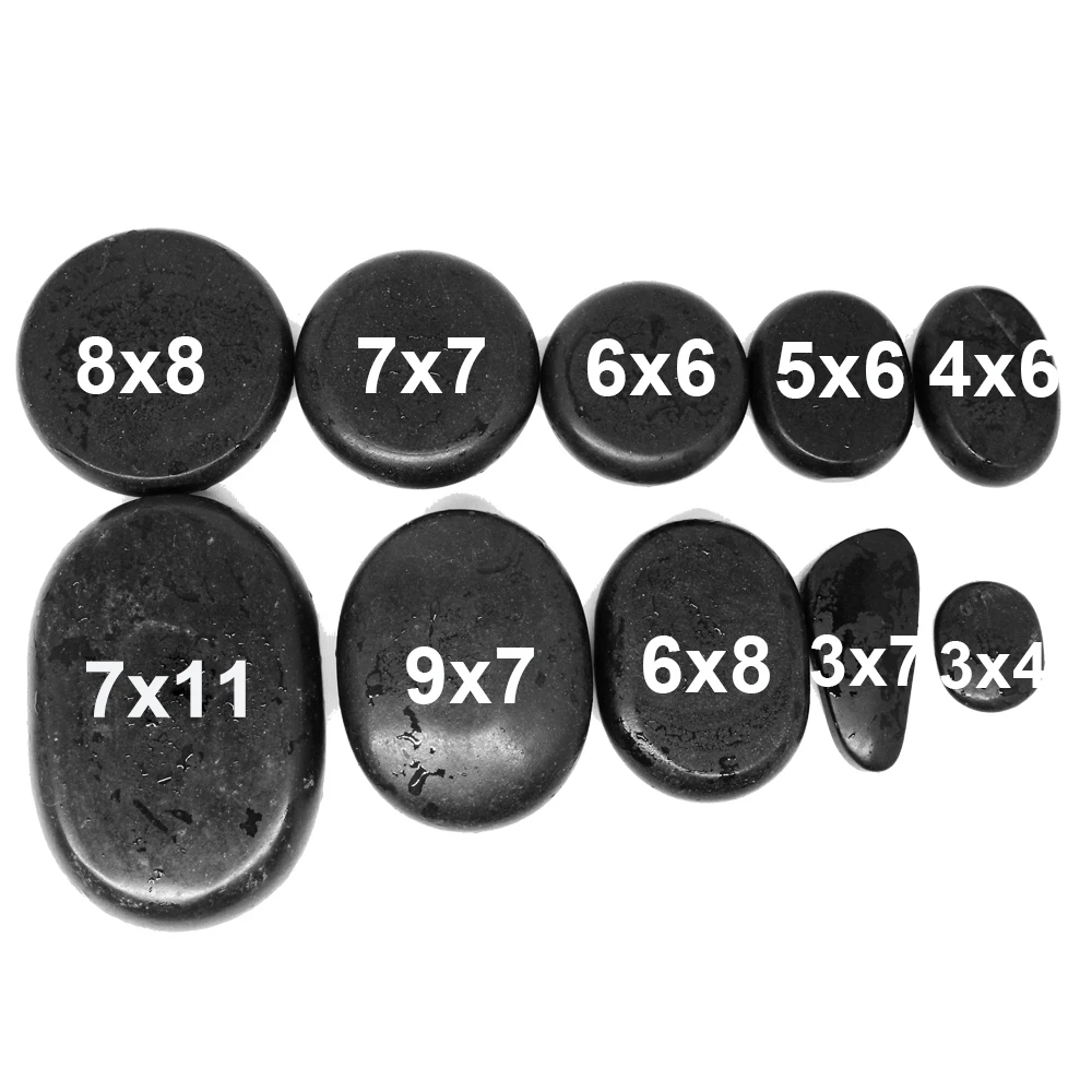 Tontin hot Stone Massage Set Relieve Stress Back Pain Health Care Acupressure Lava Basalt Stones for Healthcare spa rock