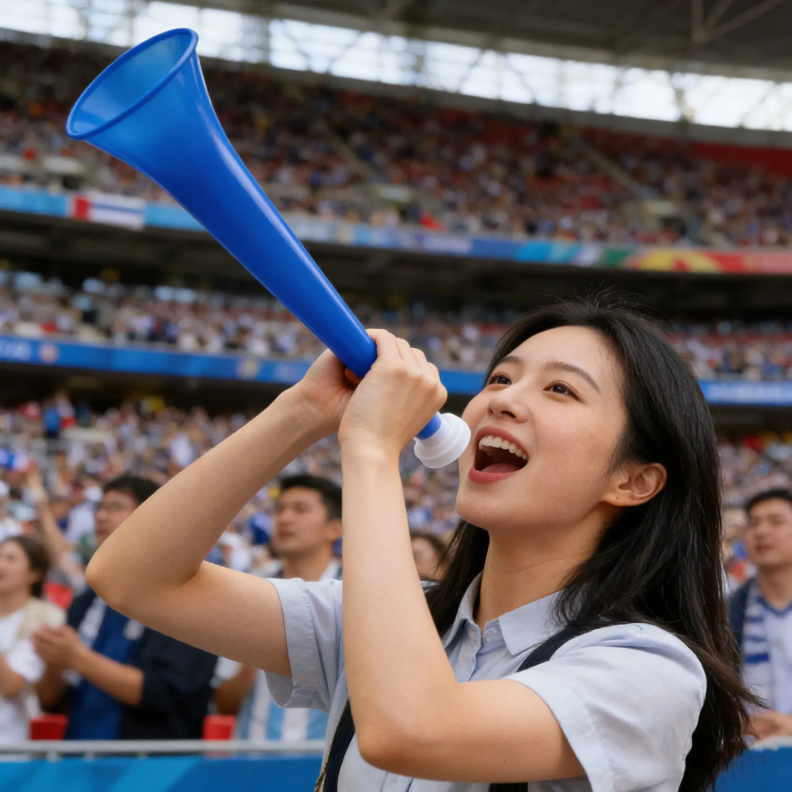 12개 스타디움 경적, 탈부착 가능한 축구 응원기구, 스포츠 팬 응원 용품, 군중 응원 소음 발생기