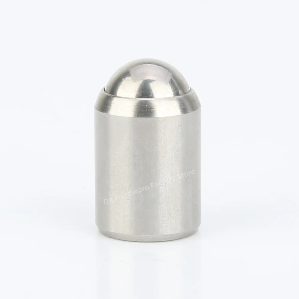 QX410.1 Press Fit Smooth Stainless Steel/Brass Body Spring Ball Plungers