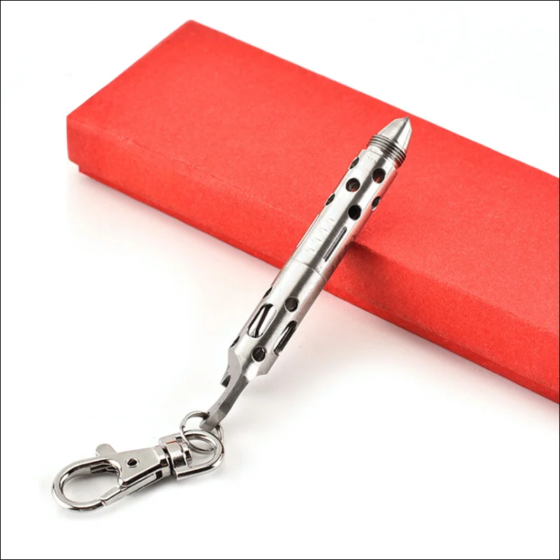 NEW Multifunction pen Mini Pocket-size Metal Ballpoint Pen writing pen self-defense outdoor portable