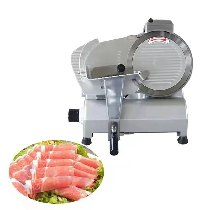 

Commercial kitchen equipment 250es-10inch semi-automatic frozen meat slicer lamb slicer