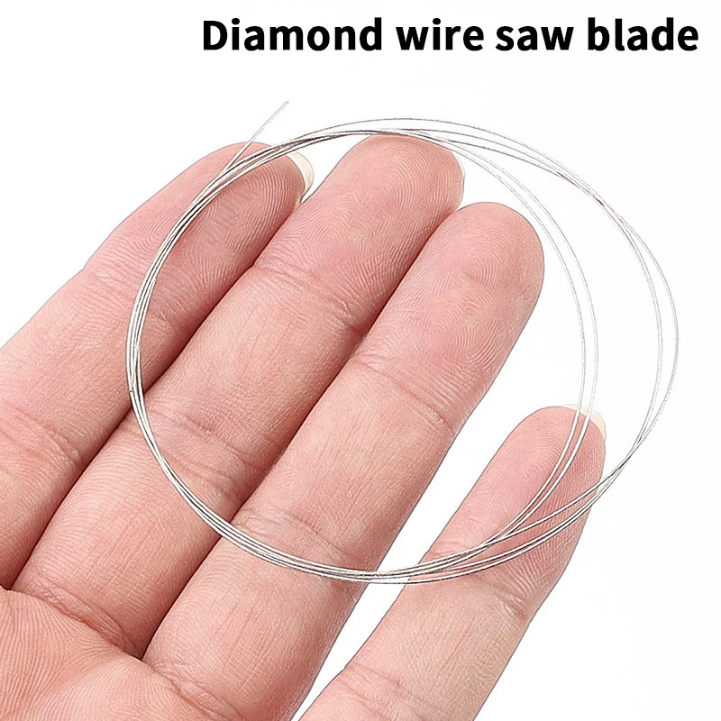 1M Professional Cutting Blades - Wire Saw for Jade, Ceramic, Metal Cutting; Hand Tools Diameter 0.1mm-0.5mm.