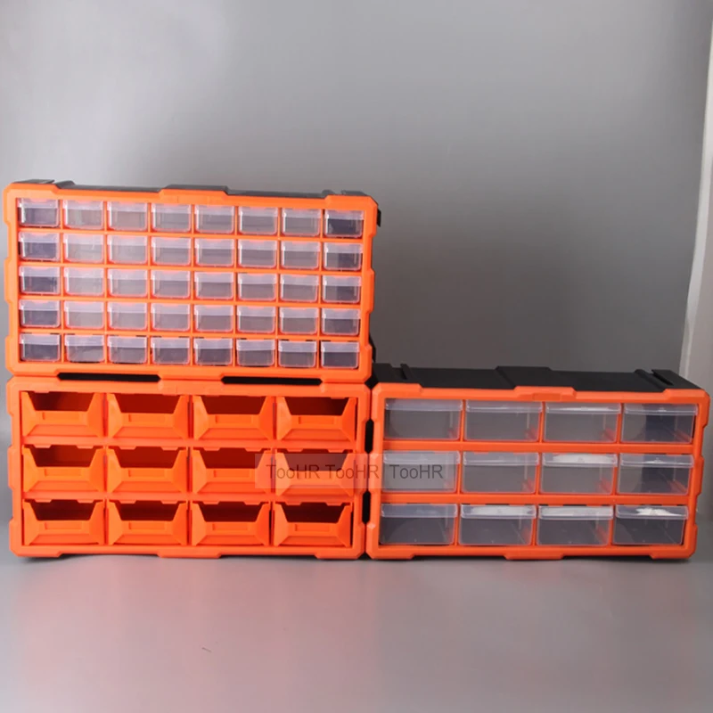 Thickened Double-sided Storage Box Plastic Storage Box Portable Screw Beads  Organizer Case Electronic Tool Element Storage Box - AliExpress