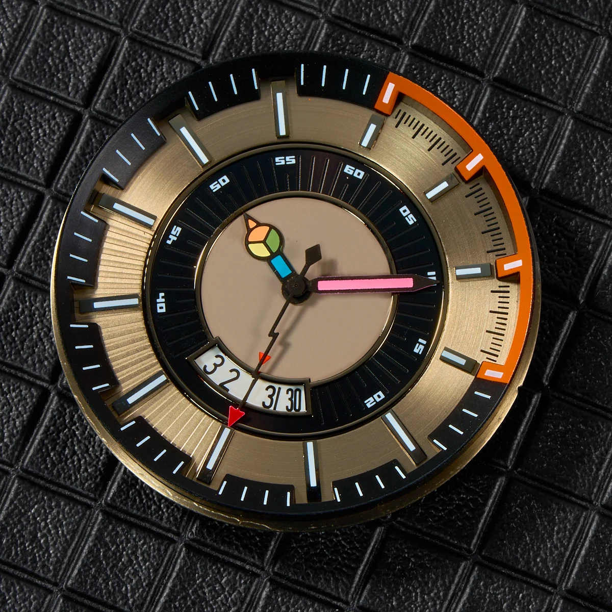 Tri-Color Hollow Out Watch Hands - Premium Watch Accessories