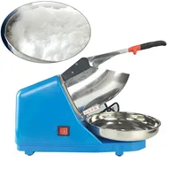Broyeur à glace électrique, capacité de broyage robuste de 143,3 lb/h, lame en acier inoxydable 2200 tr/min, épaisseur de glace réglable avec protection contre la surchauffe, pour smoothies, cocktails et glace pilée. 4