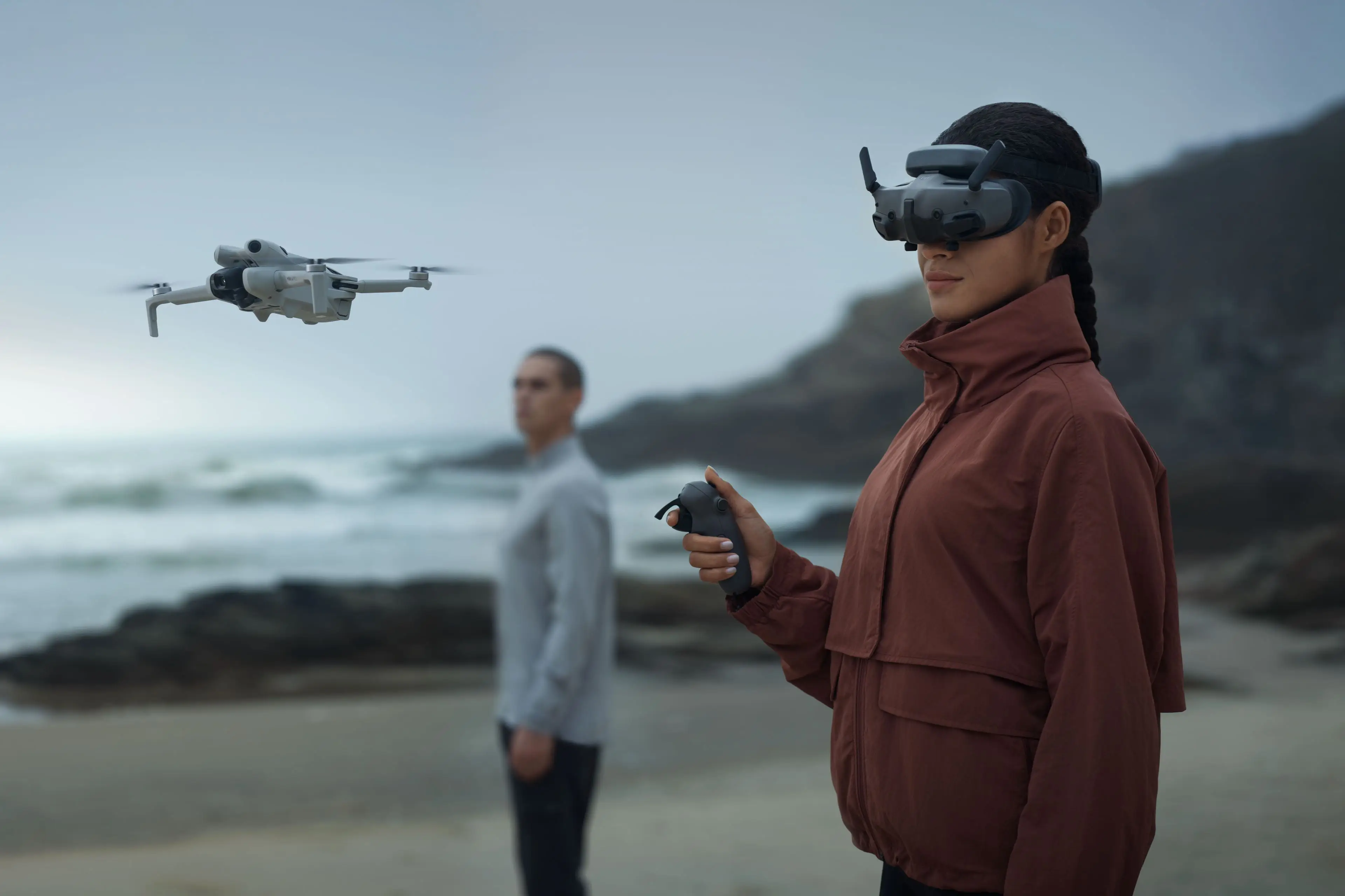 DJI RC Motion 3 – Manette pour DJI Avata 2, Contrôle Réactif
