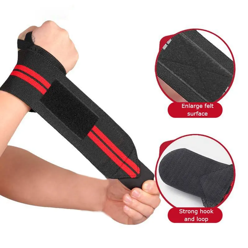 1PC Adjustable Wrist Straps Men And Women Elastic Wristband and Wrist Fixers of Athletes Powerlifting Straps wrist straps