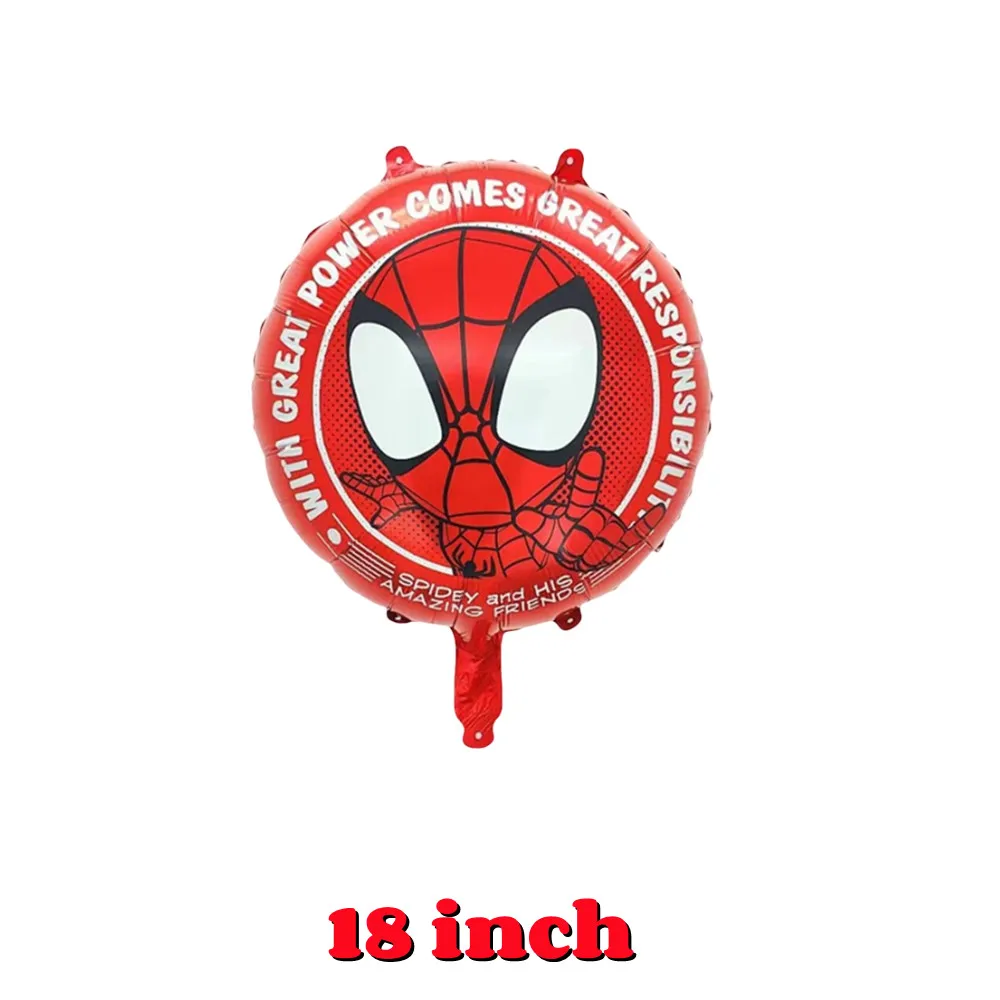Kit 15 Ballons Spider Hélium - 1 Ballon Chiffre 3 + étoiles Aluminium + Latex - Pour Anniversaire 3 Ans, Halloween, Fête Enfant - 6